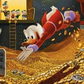 Самые богатые вымышленные персонажи по версии журнала Forbes: Скрудж МакДак, Смауг, Тони Старк, Мистер Бернс и другие.