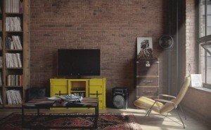 Den-loft: крутая квартира холостяка в индустриально-винтажном стиле
