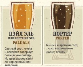 Основные сорта пива и их признаки.