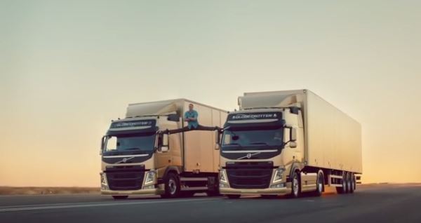 Жан Клод Ван Дамм еще тот. Жан Клод и Volvo.