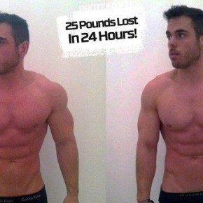 Спортсмен похудел на 11 кг за 24 часа