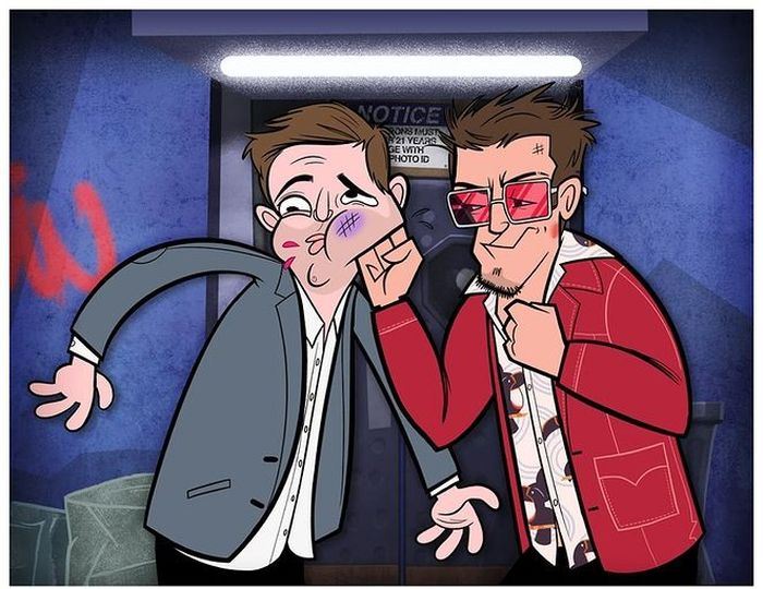 Мультяшные пародии известных фильмов и сериалов