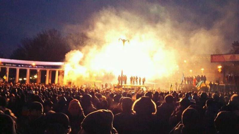 Немного о Евромайдане и событиях на улице Грушевского.