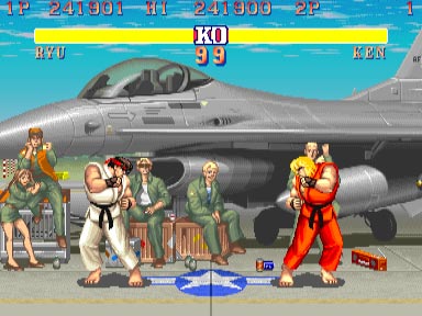 Пародия игры Street Fighter 2 на бои Майка Тайсона.