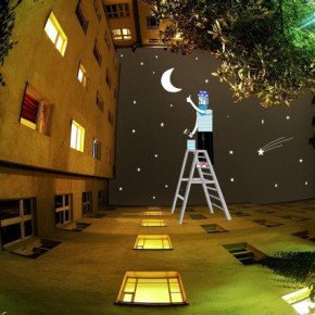 Искусство рисовать в небе «Sky Art» от французского иллюстратора Томаса Ламадью.