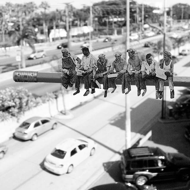 Очень реалистические и забавные работы фотомонтажа.