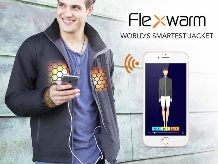 Flexwarm — умная куртка с климат-контролем, как из фильма «Назад в будущее 2».