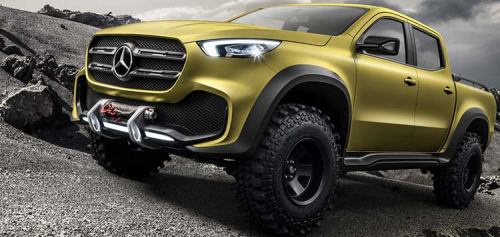 Концепт автомобиля премиум класса X-Class explorer от Mersedes.