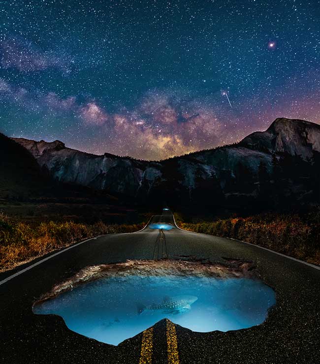 Потусторонний мир в психоделических фотографиях Хусейна Шахина.
