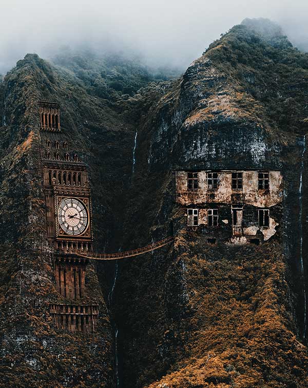 Потусторонний мир в психоделических фотографиях Хусейна Шахина.