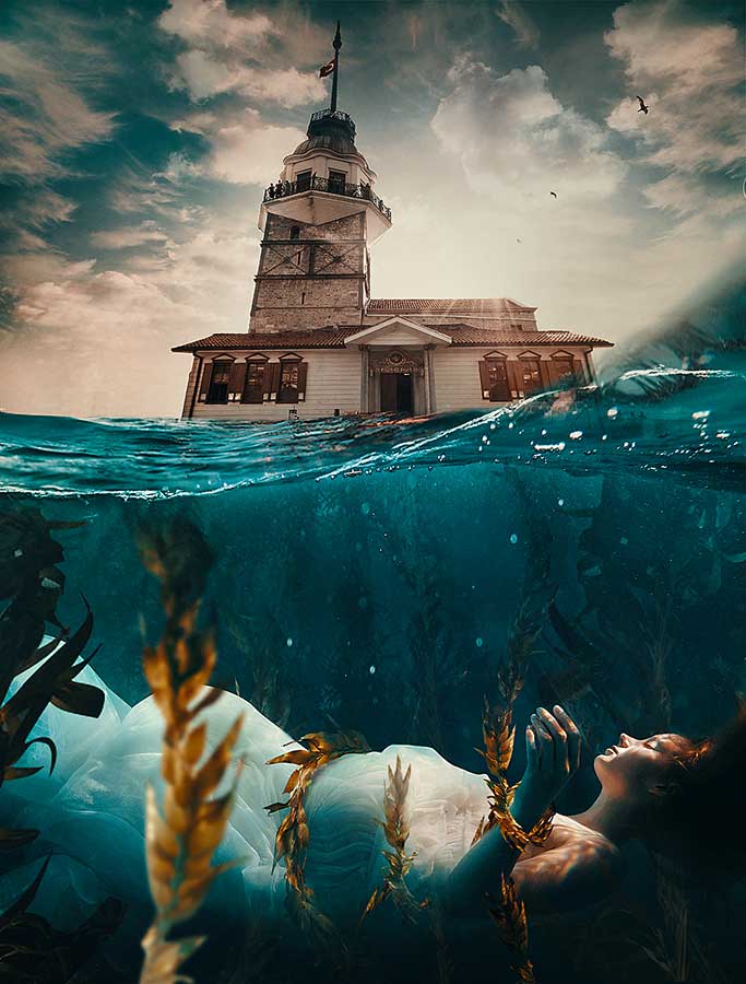 Потусторонний мир в психоделических фотографиях Хусейна Шахина.