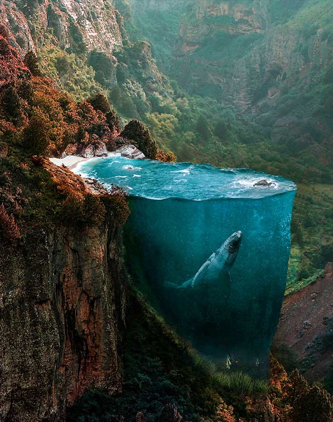 Потусторонний мир в психоделических фотографиях Хусейна Шахина.